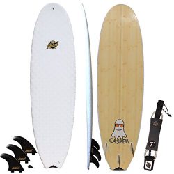 Gold Coast Surfboards Hybrid Soft Top Surfboard | 6’8 Casper Surf Board | Fun High Performance S ...