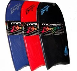 Morey 44″ Big Kahuna Bodyboard with Power Rod Stringer (Black)