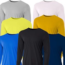 Hardcore Water Sports Men’s Long Sleeve Loose Fit Rash Guard Surf Shirt Water Sports Swimwear