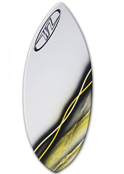 Wave Zone Glide – 48″ Fiberglass Skimboard for riders up to 160 lbs – Yellow