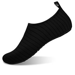 JIASUQI Womens and Mens Summer Outdoor Water Shoes Aqua Socks for Beach Swim Surf Yoga Exercise