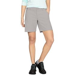 Under Armour Outerwear Women’s Fish Hunter 8″ Shorts, Ghost Gray/Ghost Gray, 12