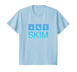 Kids Trendy Skimboard T-shirt 8 Baby Blue