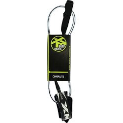 Surf More XM Core Comp-lite Black Surfboard Leash – 9 ft.