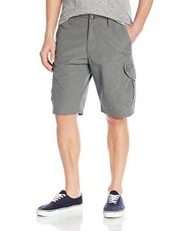 Fox Men’s Slambozo Standard Fit 22″ Canvas Cargo Short, Gun Metal, 36