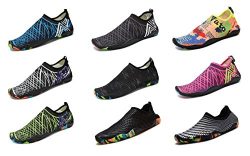 Denater Barefoot Water Aqua Socks Quick-Dry Swim Shoes For Beach Pool Diving Snorkeling Surf-16  ...