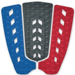 Channel Islands Surfboards No Logo Traction Pad, Blue/Black/Red, One Size