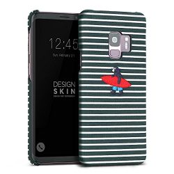 Galaxy S9 Case, DesignSkin [ALOHA BEAR] Embroidery Stripe Fabric Slim Thin Fit Lightweight Non-S ...