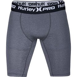 Hurley – Mens Pro Light 18″ Base Shorts, Charcoal Heather, M