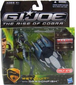 WetSuit with Dragonfish Exclusive Action Figure GI Joe Movie Rise of Cobra