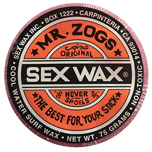Mr. Zogs Original Sexwax – Cool Water Temperature Strawberry Scented (Light Red Color)