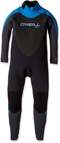 O’Neill Youth Epic 4/3mm Back Zip Full Wetsuit, Black/Graphite, 6