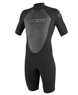 O’Neill Men’s Reactor 2mm Back Zip Spring Wetsuit, Black, X-Large