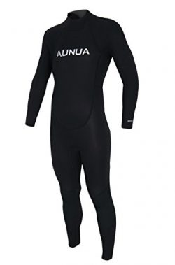 Aunua Youth 3/2mm Neoprene Wetsuits for Kids Full Wetsuit Swimming Suit Keep Warm(7031 Black 10)