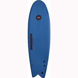 Liquid Shredder Fish Foam Surfboard, Blue, 5′