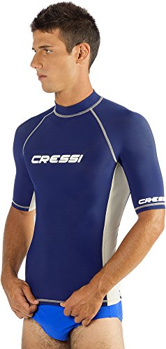 Men’s Rash Guard for Swimming, Surfing, Diving with Sun Protection | SHORT SLEEVE RASH GUA ...