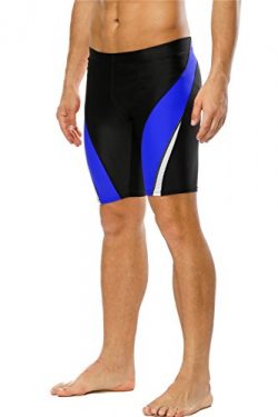 ALove Men’s Splice Swim Shorts Jammer Surf Board Shorts Sport Tights Royal 30