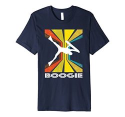 Mens Vintage and Retro Boogie Boarding Bodyboard Shirt Small Navy