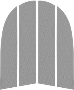 Punt Surf Dog Traction Pad – 4 Piece Customizable Deck Grip for the Nose of Your Paddleboa ...