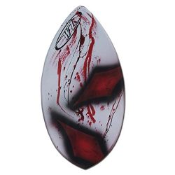 Wave Zone Squirt – 36.5″ Fiberglass Skimboard for Beginners up to 90 lbs – Red