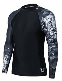 HUGE SPORTS Wildling Series UV Protection Quick Dry Compression Rash Guard