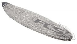 FCS Stretch All Purpose Covers Surfboard Socks (Charcoal, 5′ 9″)