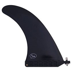 Longboard / SUP Center Fin + FREE “No-Tool” Screw [CHOOSE SIZE & COLOR]