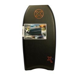 Custom X Titan XPE Crescent Tail Bodyboard (Black , 44)