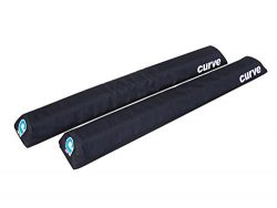 Curve Surfboard Roof Rack Pads – SLIMLINE Aero Style by Long 28″ (2 Pack) (28″ ...