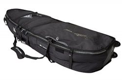 Creatures of Leisure Universal Quad Wheely Surfboard Bag Black Charcoal 6ft 3in