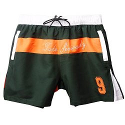 SUPERBODY Mens Summer Beach Shorts Quick Dry Water Causal Swim wear Surf Board Trunk with Mesh L ...