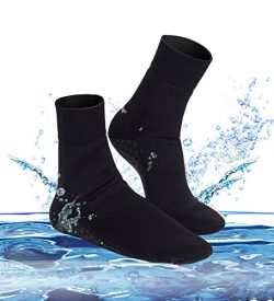 Junlan Water Shoes Beach Socks Neoprene Diving Boots Scuba Snorkel Booties Surfing wetsuit Sport ...