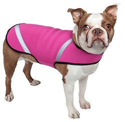PET LIFE Extreme Neoprene Multi-Purpose Sporty Protective Shell Pet Dog Coat Jacket, X-Small, Pink
