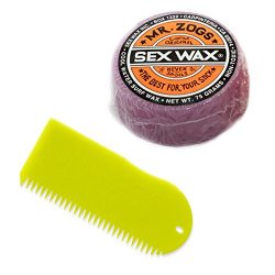 Sex Wax Cool Bar Purple with Comb (Choose Color) (Yellow Comb)