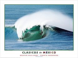 Mexico Classics “Wild Drop Bodyboard – Puerto Escondido” Surfing Poster by Woo ...