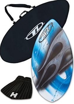 Skimboard Package for beginners – 36″ Fiberglass Wave Zone Squirt plus Board Bag and ...