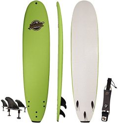 Gold Coast Surfboards Soft Top Surfboard | 8’ Verve Surf Board | Fun Performance Foam Surf Board ...