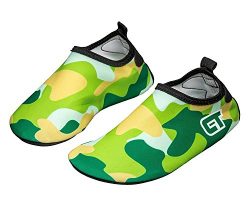 norocos Boys Lightweight Water Shoes Soft Barefoot Shoes Quick-Dry Aqua Socks for Girls Beach Sw ...