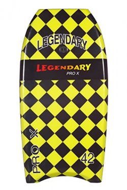 GYN Trade Heat Sealed Legendary Pro X Bodyboard Hard Slick Printed (Checkers, 42”)