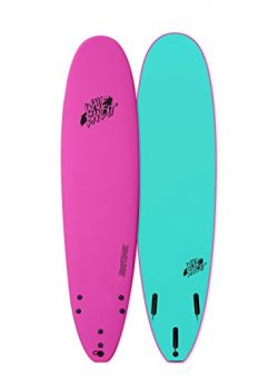 Catch Surf Wave Bandit EZ Rider 8’0″ Short Surf Board, Neon Pink