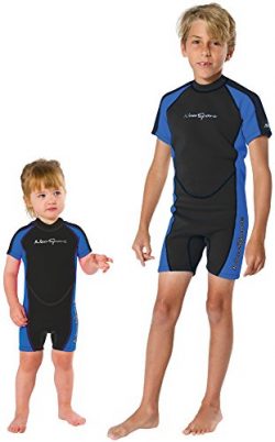 Neosport Youth 2mm Shorty Wetsuit 6 Blue/Black