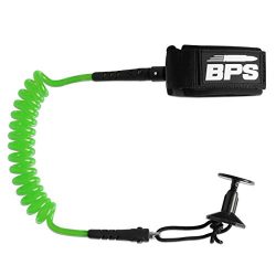 BPS PRO Bodyboard Leash (Double Swivels with Leash Plug) – Green