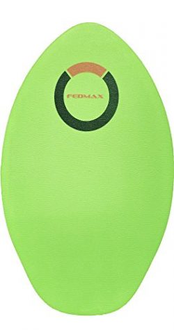 Fedmax Wood Skimboard with IXPE Foam Traction, No Wax Needed | Green, 41″ (120lbs. – ...