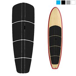 ABAHUB 12 Piece Surf SUP Deck Traction Pad Premium EVA with Tail Kicker 3M Adhesive for Paddlebo ...