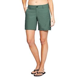 Under Armour Outerwear Women’s Fish Hunter 8″ Shorts, Aegean Green/Aegean Green, 8