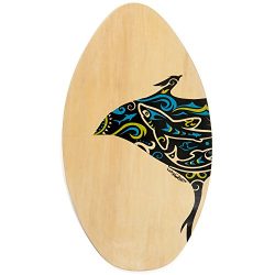 Lucky Bums RA Wood Skim Board, 35