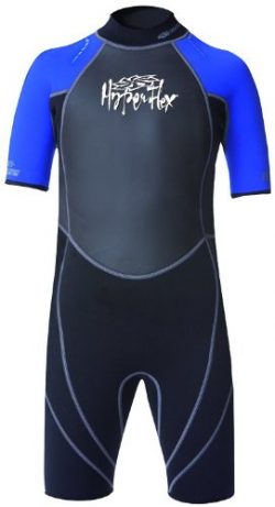 Hyperflex Wetsuits Children’s Access Spring Suit, Black/Blue, 8 – Surfing, Windsurfi ...