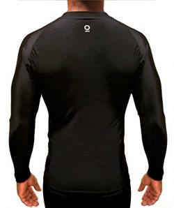 Optimal Human Men’s Athletic Compression Shirt Best for BJJ No-Gi Rash Guard, Baselayer |  ...