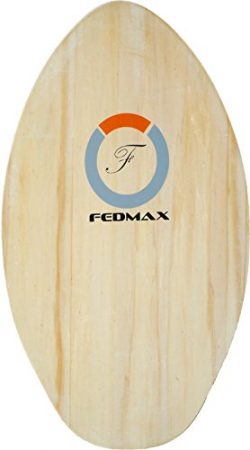 Fedmax Skimboard with High Gloss Coat | Natural, 41″ (120lbs. – 220lbs.) | Skim Boar ...