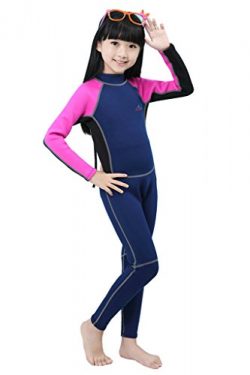 2mm Neoprene Wetsuit for Kids Boys Girls One Piece Swimsuit